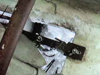 This is where the air flows to fans